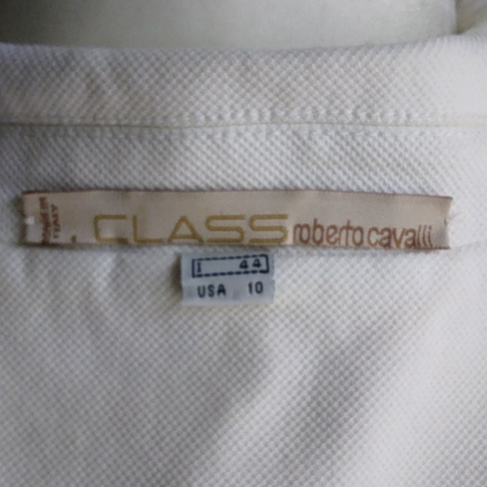 Class Roberto Cavalli White Embroidered Women's Blazer Gorgeous!!!! - Picture 7 of 15